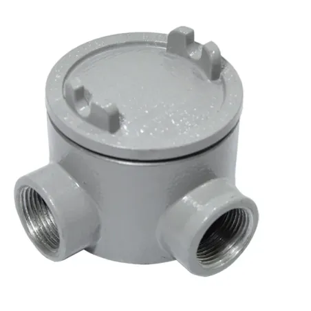 CAJA REDONDA TIPO GUAL AL. 2" COVER Ø5'' NEMA 7, CL1 DIV1&2, UL