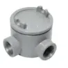 CAJA REDONDA TIPO GUAL AL. 2" COVER Ø5'' NEMA 7, CL1 DIV1&2, UL