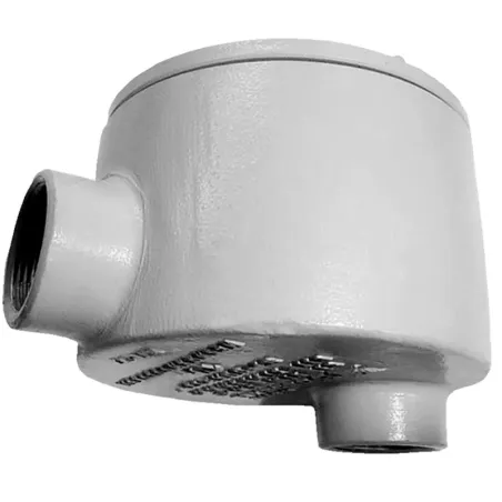 CAJA REDONDA TIPO GUAB AL. 1/2" COVER Ø3'' NEMA 7, CL1 DIV1&2