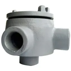 CAJA REDONDA TIPO GUAM AL. 3/4" COVER Ø3'' NEMA 7, CL1 DIV1&2