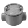 CAJA REDONDA TIPO GUAC HIERRO. 1-1/2" COVER Ø3'' NEMA 7, CL1 DIV1&2, UL