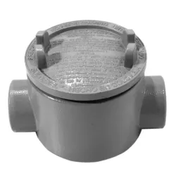 CAJA REDONDA TIPO GUAC AL. 2-1/2" COVER Ø5'' NEMA 7, CL1 DIV1&2