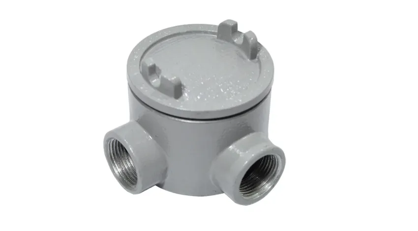 CAJA REDONDA TIPO GUAL AL. 4" COVER Ø5'' NEMA 7, CL1 DIV1&2