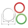 ARANDELA NYLON BLANCO P/SELLADO M50 e:2mm