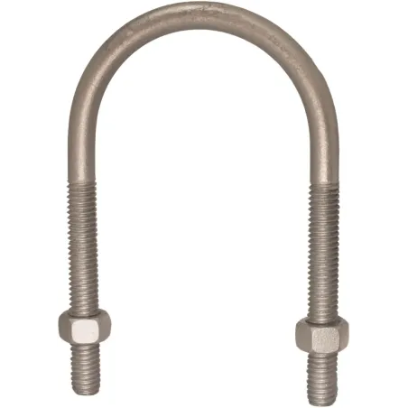 ABRAZADERA U-BOLT C/TUERCAS ACERO 1-1/2"X5/16"  HDG, UL