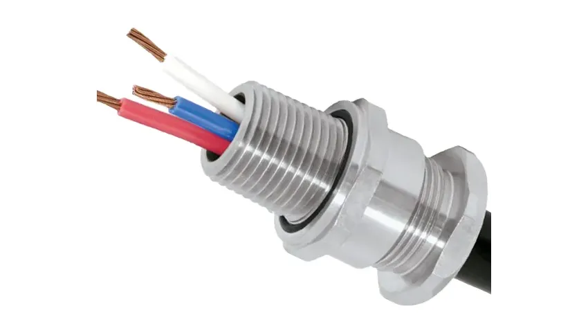 CONECTOR P/CABLE NO ARM. 1/2" R: 3.20-7.20mm NICKEL PLATED BRASS