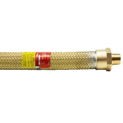 ACOPLE FLEXIBLE M-M 1/2"X18", ACERO INOX AISI/LATON, CL1 DIV1&2, UL