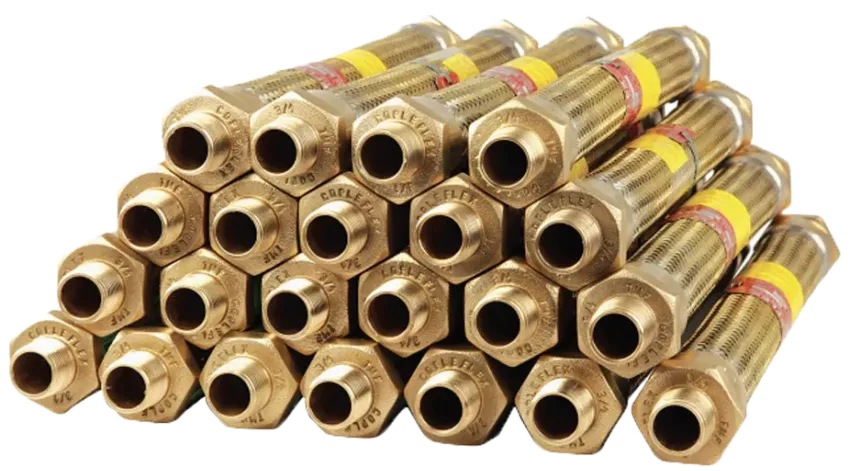 ACOPLE FLEXIBLE M-M 2"X18", ACERO INOX AISI/LATON, CL1 DIV1&2, UL