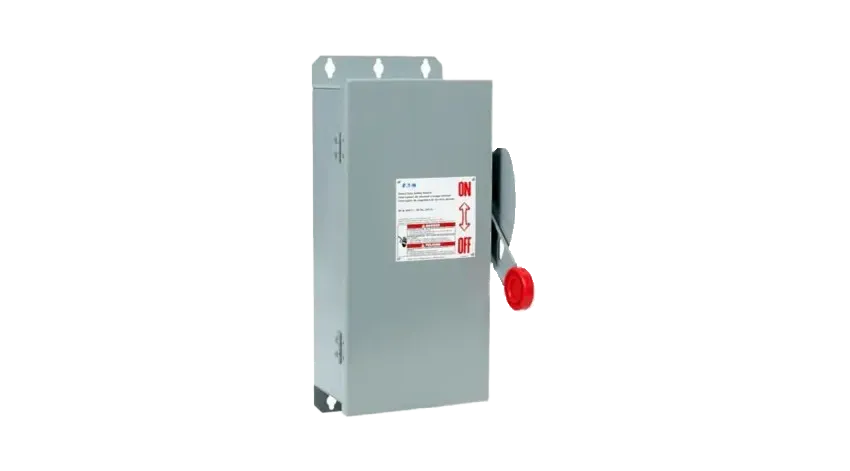 DISCONNECT SWITCH DH S/FUSIBLE ACERO 3X30A+T 277/480-600V, IP66 NEMA 12/3R, UL