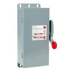 DISCONNECT SWITCH DH S/FUSIBLE ACERO 3X60A+T 277/480-600V, IP66 NEMA 12/3R, UL