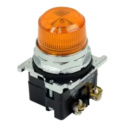 LUZ PILOTO LED AMBAR 120VAC, HEAVY DUTY, 30.5mm
