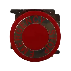 PULSADOR EMERGENCIA C/BOTON 40mm OPERADOR PUSH-PULL 1NO+1NC DE 30.5mm
