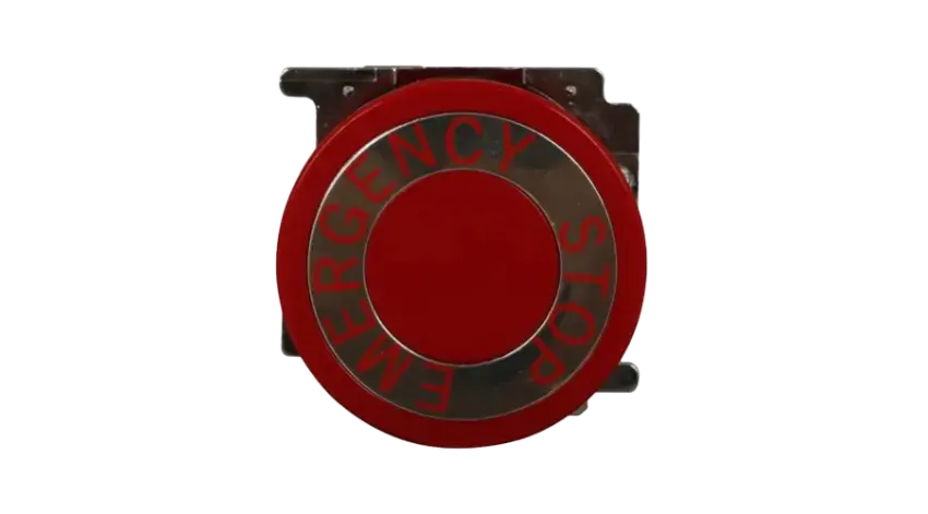 PULSADOR EMERGENCIA C/BOTON 40mm OPERADOR PUSH-PULL 1NO+1NC DE 30.5mm