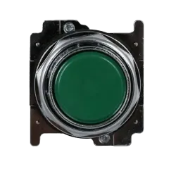PULSADOR RASANTE HEAVY DUTY COLOR VERDE, 1NO, 30.5mm