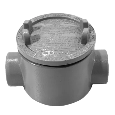 CAJA REDONDA TIPO GUAC AL. 3" COVER Ø5'' NEMA 7, CL1 DIV1&2
