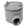 CAJA REDONDA TIPO GUAE AL. 1-1/2" COVER Ø5'' NEMA 7, CL1 DIV1&2