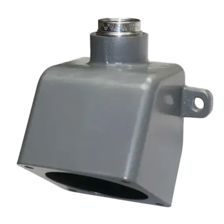 CAJA P/ADOSAR TOMACORRIENTE TIPO VRE AL. 30A C/HUB Ø3/4" NEMA 4X, CL1 DIV1&2, CSA/UL