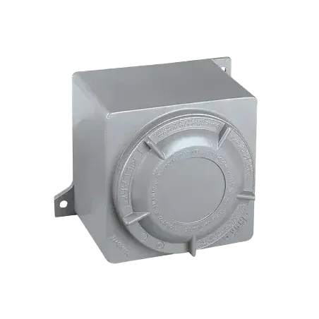 CAJA REDONDA TIPO GRM AL. 6.87''X6.87"X5.93" NEMA 4X, CL1 DIV.1&2, UL