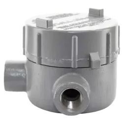 CAJA REDONDA TIPO GUAL HIERRO 1" COVER Ø3'' NEMA 7, CL1 DIV1&2, UL