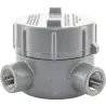 CAJA REDONDA TIPO GUAL HIERRO 3/4" COVER Ø3" NEMA 4X, CL1 DIV1&2, CSA/UL