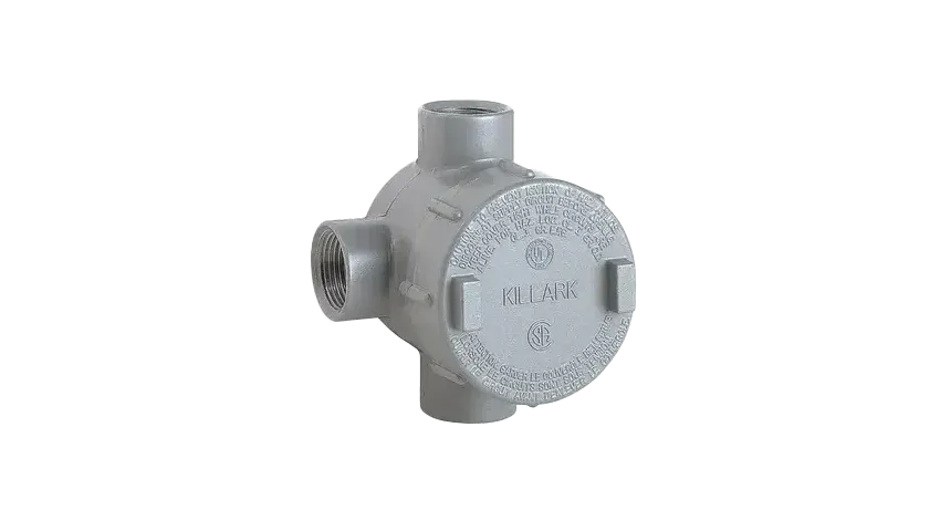 CAJA REDONDA TIPO GUAT HIERRO 1" COVER Ø3" NEMA 4X, CL1 DIV1&2, CSA/UL