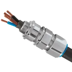 CONECTOR P/CABLE ARM. TIPO E1FW R: 14.0-22.0mm LT. NIQ. 1" IP68, CL1 DIV2, IECEx/CSA