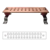 BARRA DE CONEXION COBRE 1/4"X4"X12" + KIT DE MONTAJE
