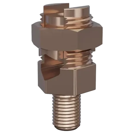 CONECTOR TIERRA CABLE A PLANO 2AWG-3/0AWG PERNO 1/2" UL