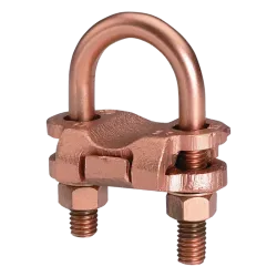 CONECTOR TIERRA CU P/2 CABLES PARAL. 2/0AWG-250MCM Y PERPEND TUBO 1/2"-3/4" Ø7/8"-1" UL