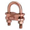 CONECTOR TIERRA CU P/2 CABLES PARAL. 2/0AWG-250MCM Y PERPEND TUBO 1/2"-3/4" Ø7/8"-1" UL
