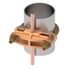 CONECTOR TIERRA CU P/CABLE 4AWG-2/0AWG A TUBO 2-1/2" Ø2-1/2"-2-7/8" UL