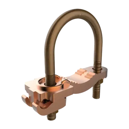 CONECTOR TIERRA CU P/CABLE 4AWG-4/0AWG A TUBO 1-1/4"-2" PERNO 3/8" UL