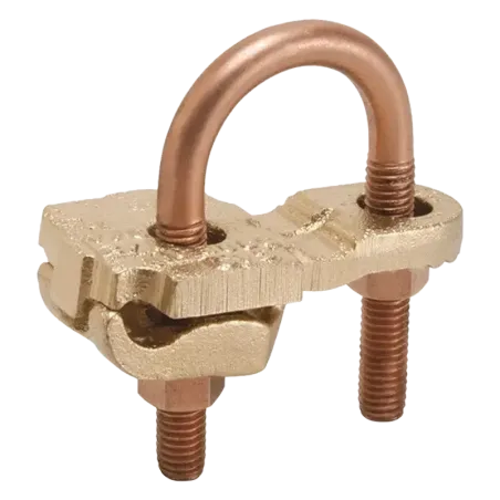 CONECTOR TIERRA CU P/CABLE 4AWG-4/0AWG A TUBO 1/2"-1" PERNO 3/8" UL
