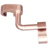CONECTOR TIERRA MALLA CRUZADA CU P/CABLE 2AWG-250MCM DERV. 2AWG-250MCM Ø1/2"-5/8" UL