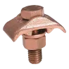 CONECTOR TIERRA SIMPLE P/2 CABLES 2/0-250MCM A BARRA 1 PERNO 1/2'' UL