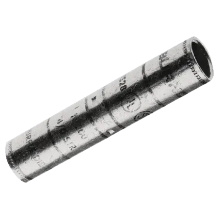 CONECTOR TUBULAR DE COMPRESION BARRIL LARGO CU/ES 2/0AWG 90°C, 35kV, UL/CSA
