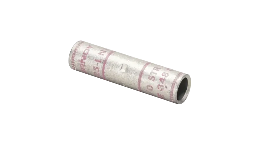 CONECTOR TUBULAR DE COMPRESION BARRIL STD CU/ES #6AWG 90°C, 35kV, UL/C
