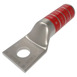 TERMINAL DE COMPRESION BARRIL LARGO CU/ES #350MCM Ø1/2" 35kV, UL