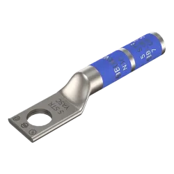 TERMINAL DE COMPRESION BARRIL LARGO CU/ES #5AWG Ø1/4" 35kV, UL
