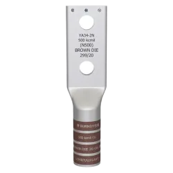 TERMINAL DE COMPRESION BARRIL LARGO CU/ES 500MCM 2Ø1/2" EEH:1-3/4" 35k