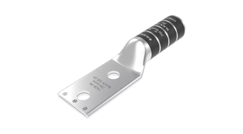 TERMINAL DE COMPRESION BARRIL LARGO CU/ES 750MCM 2Ø1/2" EEH:1-3/4"