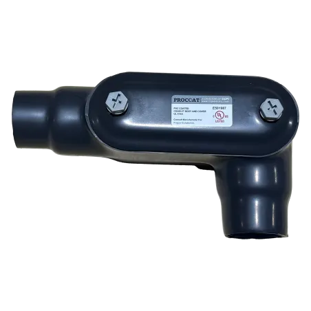 CAJA CONDULET FORM 7 TIPO LL 1-1/2" REVESTIDA DE PVC, ETL/UL