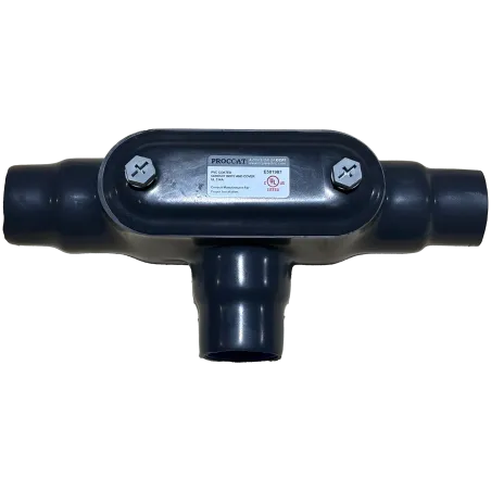 CAJA CONDULET FORM 7 TIPO T 3/4" REVESTIDA DE PVC, ETL