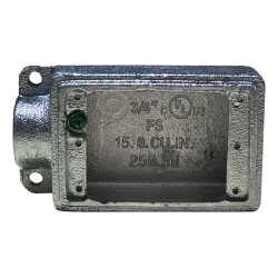 CAJA CONDULET TIPO FS HIERRO 1/2" HDG, UL
