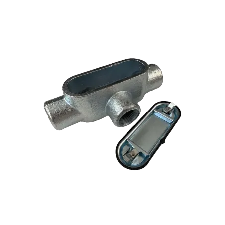 CAJA CONDULET FORM 7 TIPO T C/TYE HIERRO 1", CSA/UL
