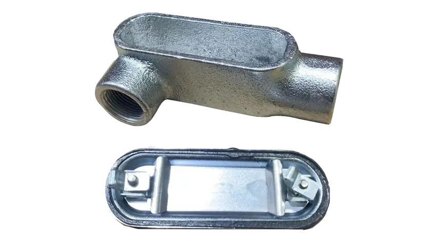CAJA CONDULET FORM 7 TIPO LR C/TYE HIERRO 2", CSA/UL