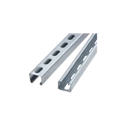 CANAL STRUT ALTO RANURADO ACERO 1-5/8"X1-5/8"X10FT e:2.6mm EG