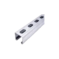 CANAL STRUT ALTO RANURADO ACERO 1-5/8"X1-5/8"X10FT e:2.6mm HDG