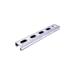 CANAL STRUT BAJO RANURADO ACERO 1-5/8"X13/16"X10FT e:2.6mm HDG