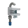 ABRAZADERA CABLE TRAY P/TUBO HIERRO 3/4"